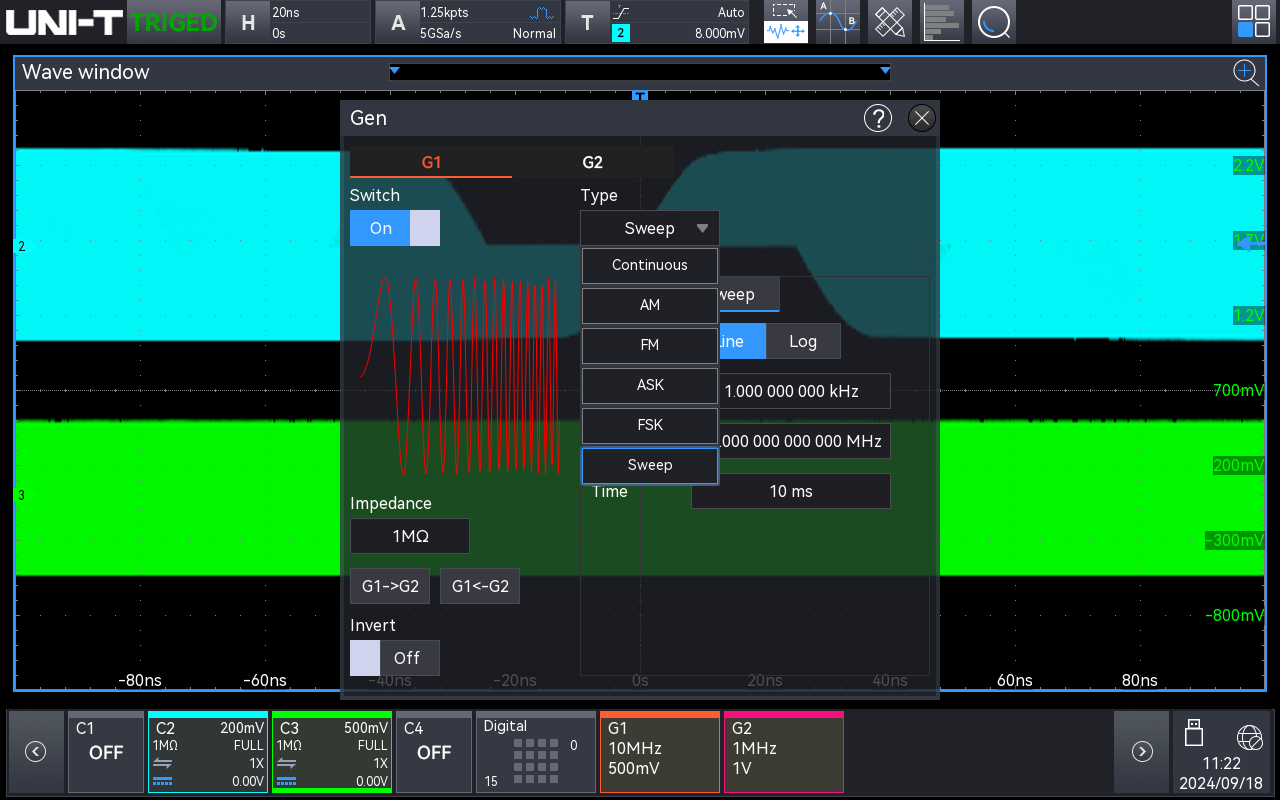 UNI-T MSO3000X-AWG